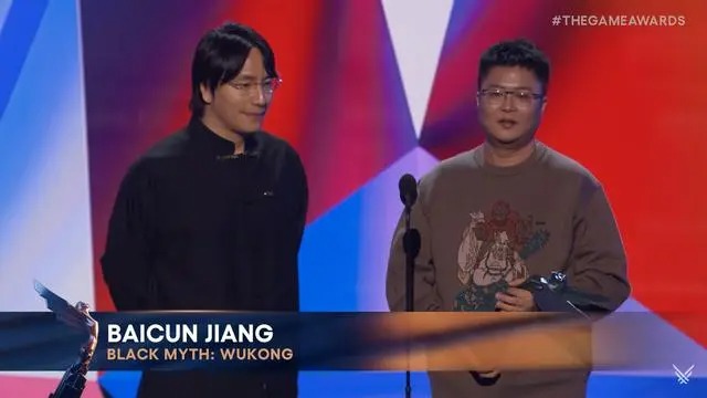 黑神话悟空获TGA最佳动作游戏 得奖感言感谢主办方没有在现场设置空气墙
